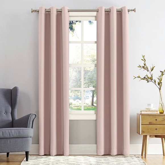 Other - New with Tag Push Pink Color light blocking designer Curtain Panel set of two